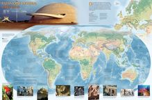 Le patrimoine mondial de l'Unesco sur le planisphère