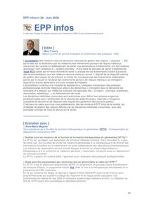 EPP infos n° 26 - Juin 2008