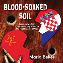 Blood soaked soil