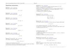 Sujet : Analyse, Equations différentielles non linéaires, Equations autonomes