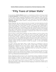“Fifty Years of Urban Walls”
