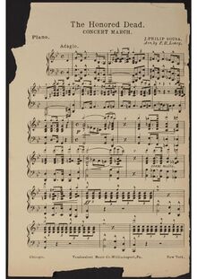 Partition Piano (Conductor), pour Hounred Dead, Sousa, John Philip