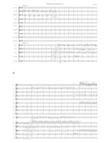 Partition , Andante, 2 préludes pour orchestre, Pacheco, John Manuel