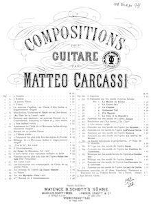 Partition complète, Etudes, Op.60, Studies, Op. 60, Carcassi, Matteo par Matteo Carcassi
