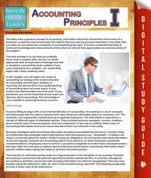Accounting Principles 1 (Speedy Study Guides)