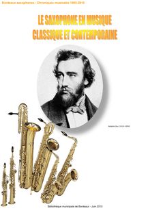 Bibliothèque de Bordeaux - Autour du saxophone