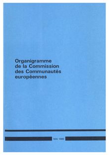 Organigramme de la Commission des Communautés européennes