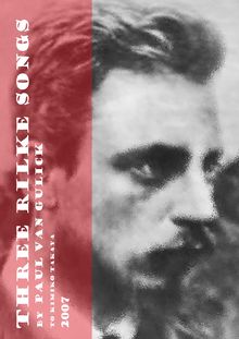 Partition complète, Three Rilke chansons, Gulick, Paul van