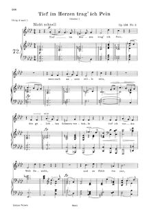 Partition Version pour medium voix, Spanische Liebeslieder, Op.138