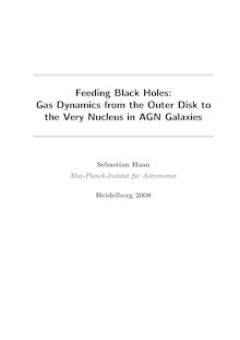 Feeding black holes [Elektronische Ressource] : gas dynamics from the outer disk to the very nucleus in AGN galaxies / Sebastian Haan