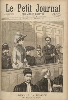 LE PETIT JOURNAL SUPPLEMENT ILLUSTRE  N° 7 du 10 janvier 1891