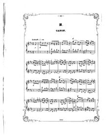 Partition Sonata No., , Canon et , Abendlied, 3 Piano sonates pour pour Young
