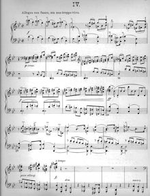 Partition I, Finale. Allegro con fuoco, ma non troppo vivo, Sonate für Klavier zu 2 Händen, Op. 26
