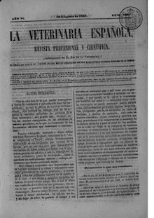 La veterinaria española, n. 181 (1862)