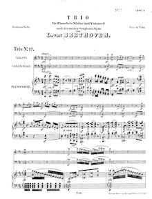 Partition de piano, Symphony No.2, D major, Beethoven, Ludwig van