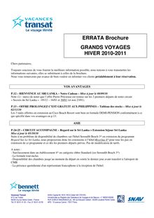 Errata - 1. ERRATA GRANDS VOYAGES  H1011