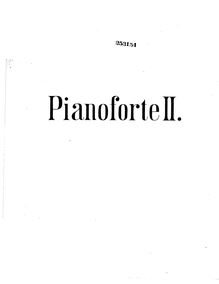 Partition Piano 2, Orchestral  No.3, Overture, D major, Bach, Johann Sebastian