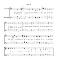 Partition Ps.90: Herr Gott Vater im höchsten Thron, SWV 188, Becker Psalter, Op.5