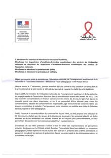 Lettre de Najat-Vallaud-Belkacem et Pierre Bergé contre le SIDA