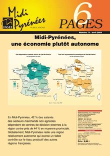 Midi-Pyrénées, une économie plutôt autonome