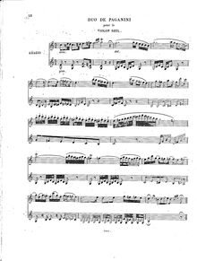 Partition complète, Sonata en C Major, Paganini, Niccolò