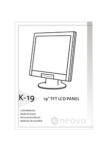 Notice LCD AG Neovo  K-19