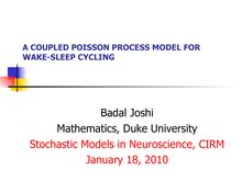 A COUPLED POISSON PROCESS MODEL FOR WAKE SLEEP CYCLING