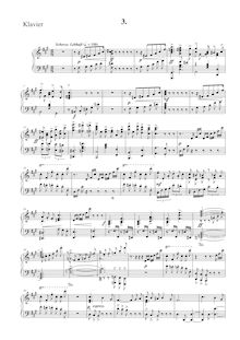 Partition Piano (, partie seulement), Piano quintette No.1, Klavierquintett Nr.1 h-moll