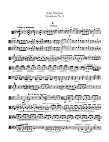 Partition altos, Symphony No.1, Op.7, G minor, Nielsen, Carl