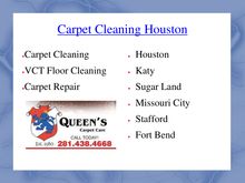 Carpet Cleaning Houston 