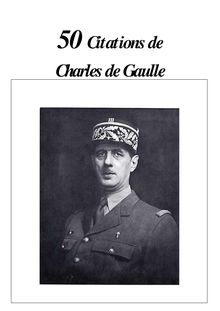 Citations de De Gaulle