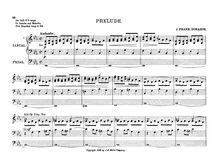 Partition complète, Prelude, E♭ major, Donahoe, J. Frank