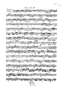 Partition clarinette 2 (monochrome), 6 Duettinos progressives pour Deux Clarinettes