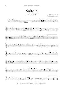 Partition  2 en A minor - parties complètes(violons I, violons II, altos I, altos II, violoncelles/Basses), Le Journal Du Printemps