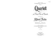 Partition parties complètes, corde quatuor No.2, Op.62, A minor