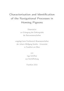 Characterisation and identification of the navigational processes in homing pigeons [Elektronische Ressource] / von Ingo Schiffner