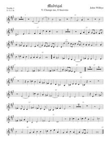 Partition viole de gambe aigue 1, madrigaux - Set 2, Wilbye, John