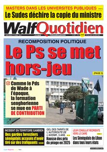 Walf  Quotidien n°8693 - du mercredi 17 mars 2021
