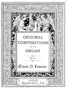 Partition orgue score, Rêverie en E flat pour pour orgue, Op. 20