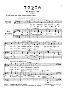 Partition complète, Tosca, Puccini, Giacomo par Giacomo Puccini