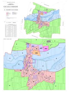 Plan Local d Urbanisme de Combertault - 04 Réglement - plan de zonage 1/5000 ème