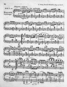 Partition No.10 - Esquisse romanesque, Second Décameron Musical Op.175