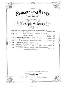 Partition complète, 3 Romancer, Glæser, Joseph par Joseph Glæser