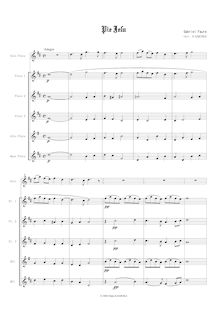 Partition complète, Requiem en D minor, D minor, Fauré, Gabriel par Gabriel Fauré