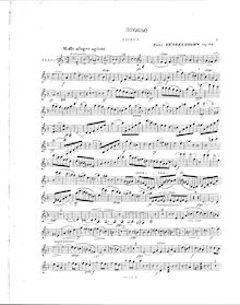 Partition parties, Piano Trio No.1 Op.49, Mendelssohn, Felix