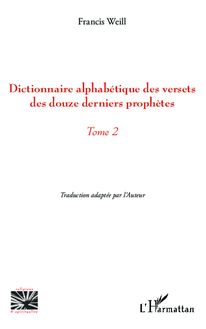Dictionnaire alphabétique des versets des douze derniers prophètes