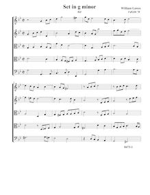 Partition Air, VdGS No.70 - partition complète (Tr Tr T T B), Airs et Fantasia pour 5 violes de gambe