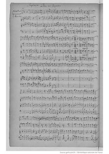 Partition complète, Symphonies pour un reposoir, Charpentier, Marc-Antoine