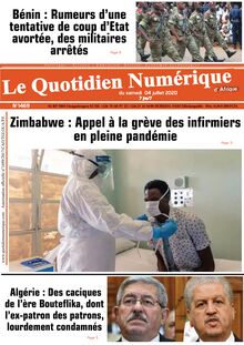 Quotidien numérique d’Afrique n°1469 - du samedi 04 juillet 2020