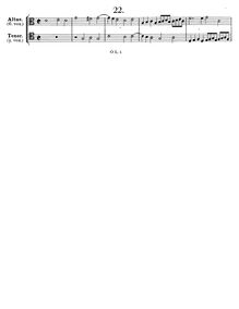 Partition , Duet pour alto et ténor (low clefs: C3, C4), Duodecim bicinia sine textu